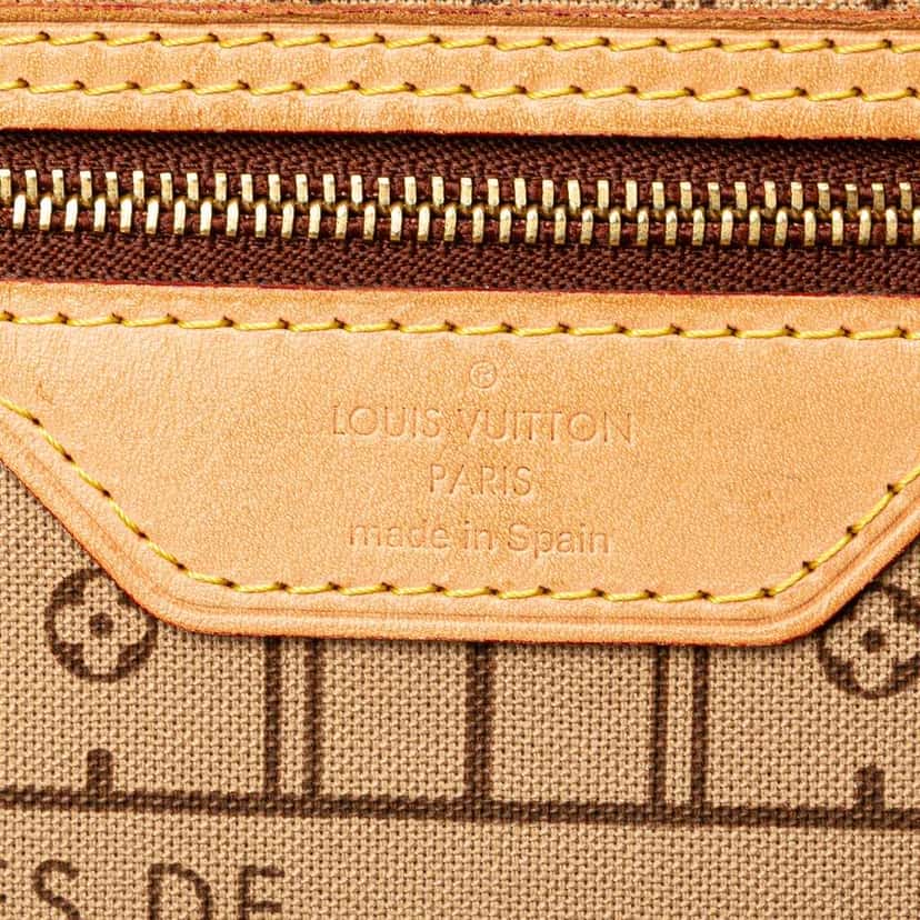 Louis Vuitton Monogram Neverfull MM Brown Canvas Good condition - Box View