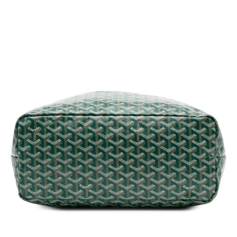 Goyard Goyardine Saint Louis PM Green Canvas Good condition - Inside View