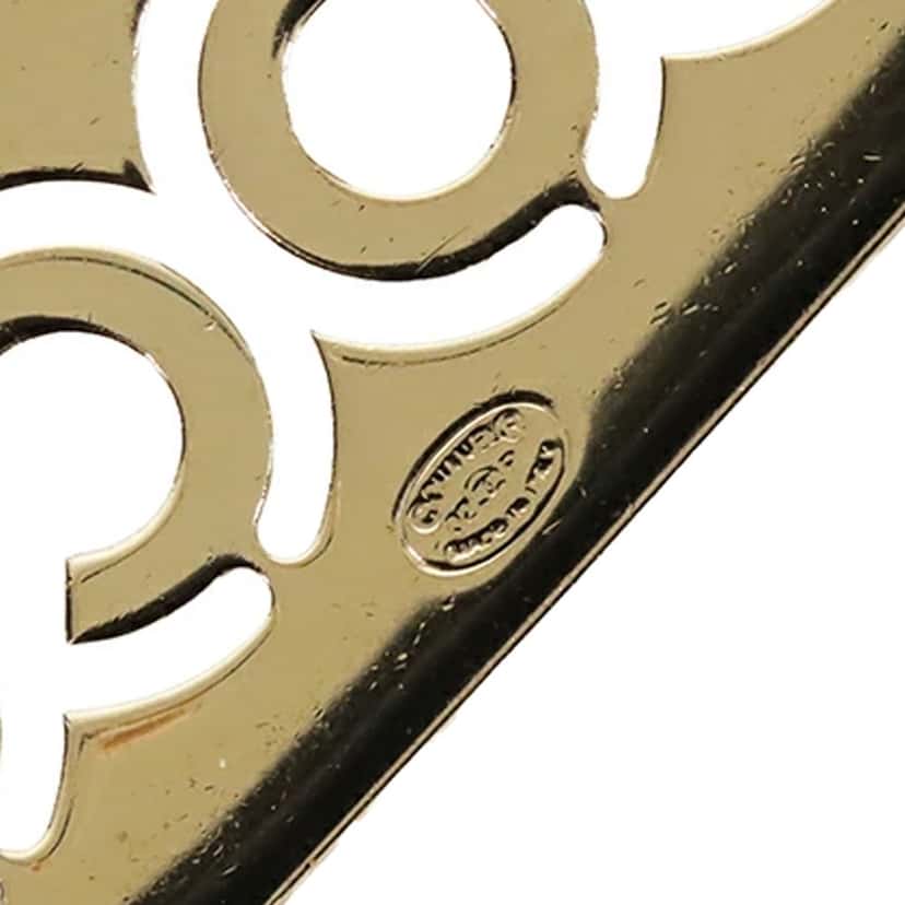 Chanel Gold Plated Coco Rhinestones Chain Belt Gold Metal Good condition - Model View