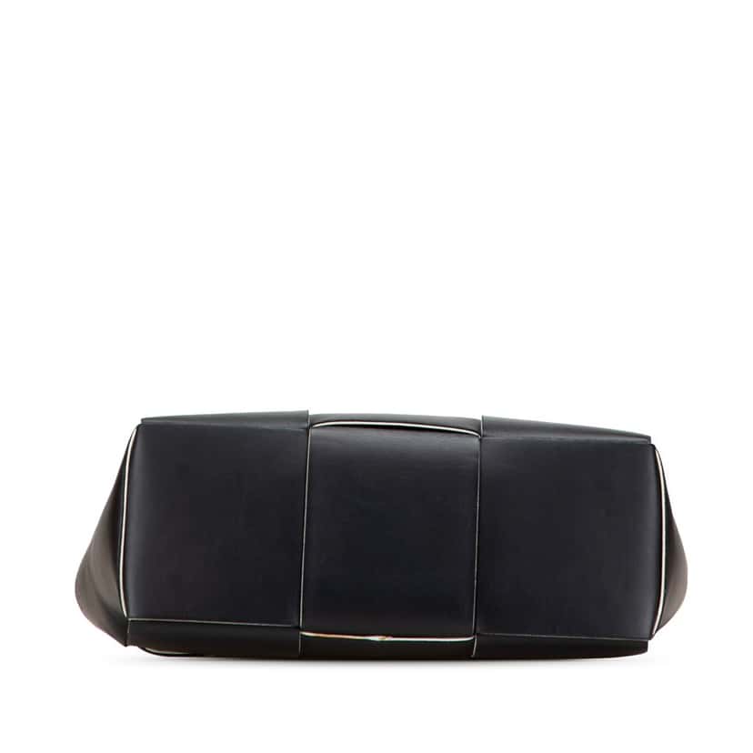 Bottega Veneta Small Nappa Maxi Intrecciato Arco Tote Black Leather Very good condition - Inside View