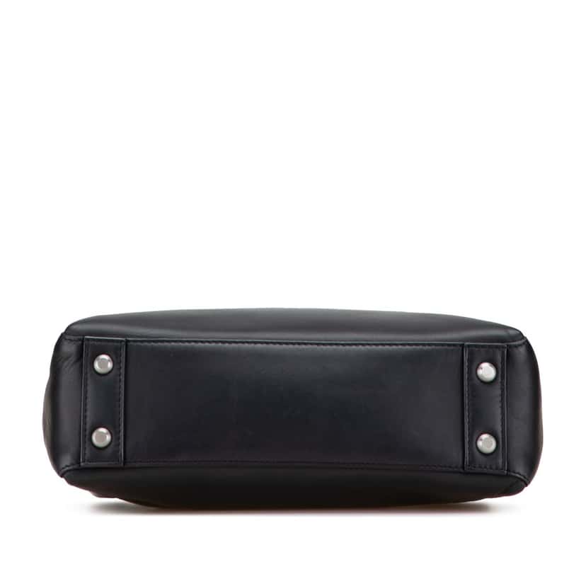 Bottega Veneta Small Nappa Piazza Top Handle Bag Black Leather Good condition - Inside View