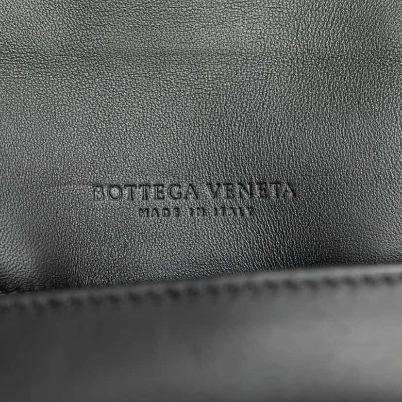 Bottega Veneta Small Nappa Piazza Top Handle Bag Black Leather Good condition - Box View