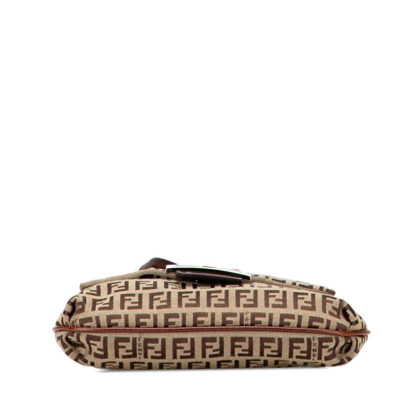 Fendi Zucchino Canvas Crossbody Brown Canvas Good condition - Inside View
