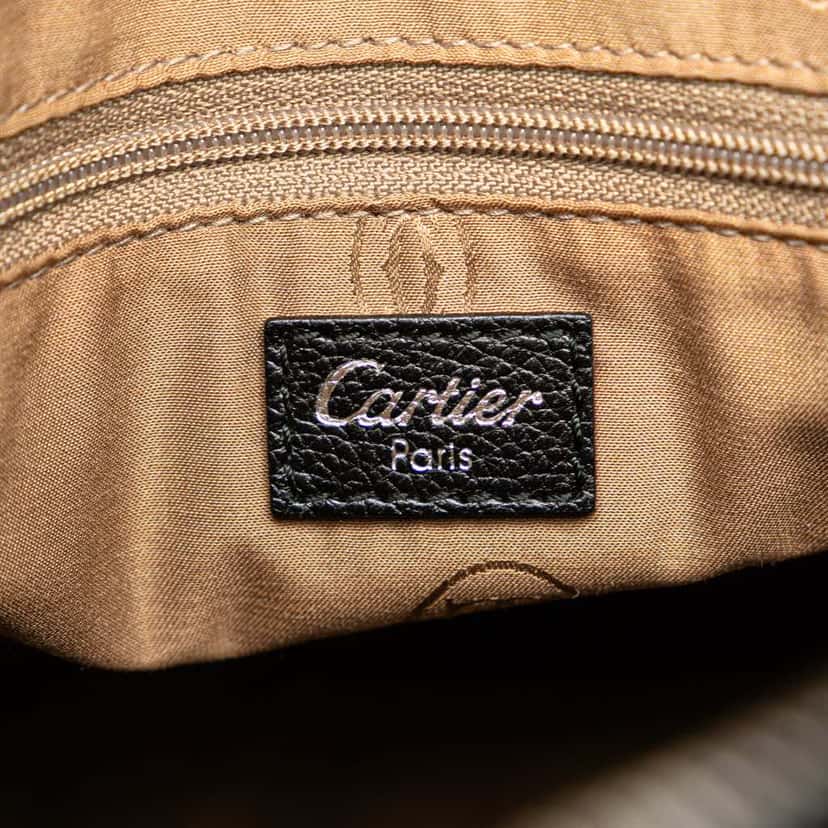 Cartier Patent Marcello De Cartier Satchel Black Leather Good condition - Box View