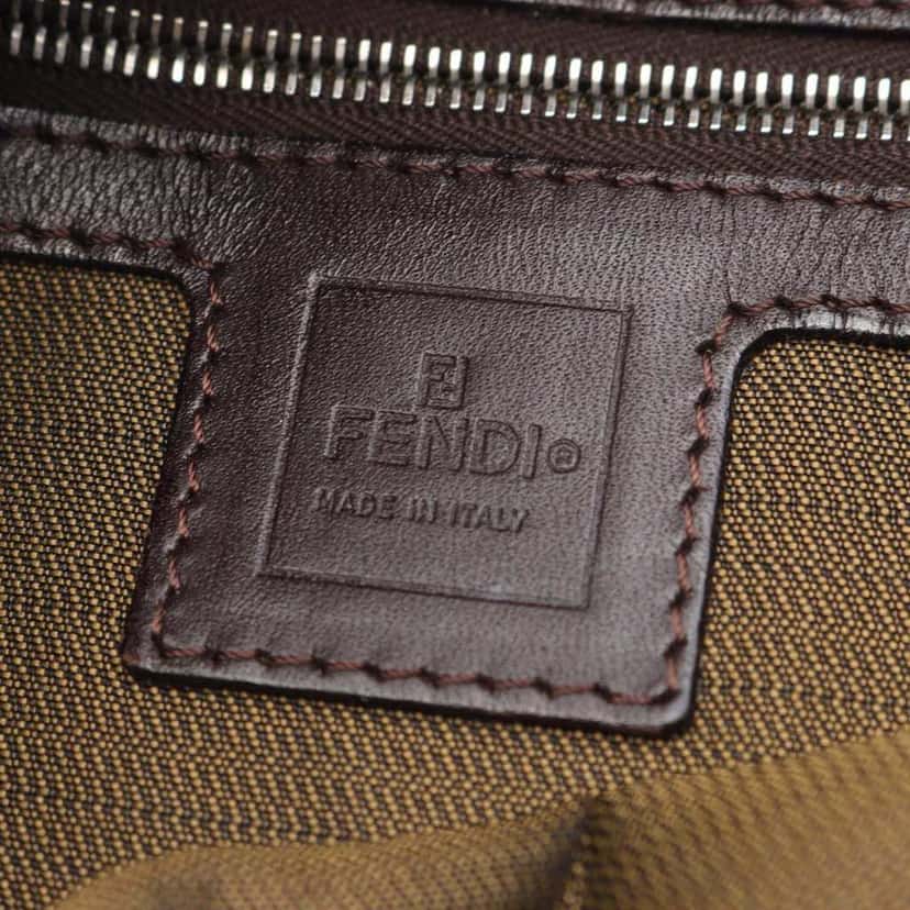 Fendi Zucca Canvas Mamma Forever Brown Canvas Good condition - Model View