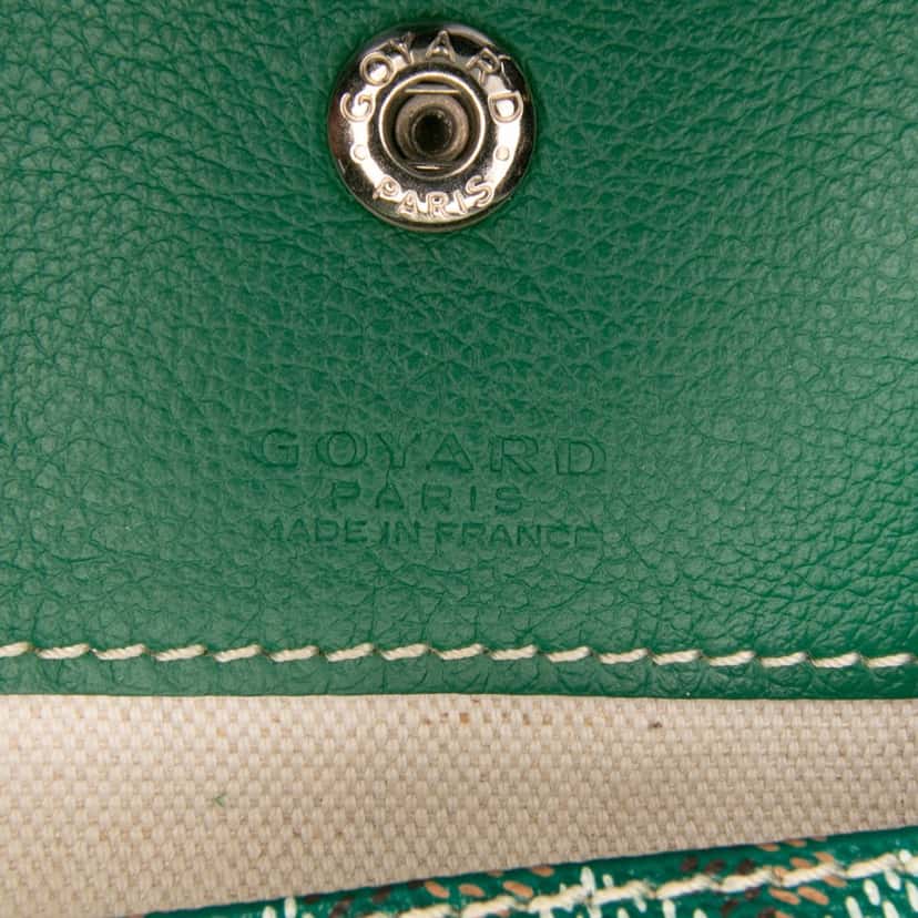 Goyard Goyardine Saint Louis PM Green Canvas Good condition - Box View