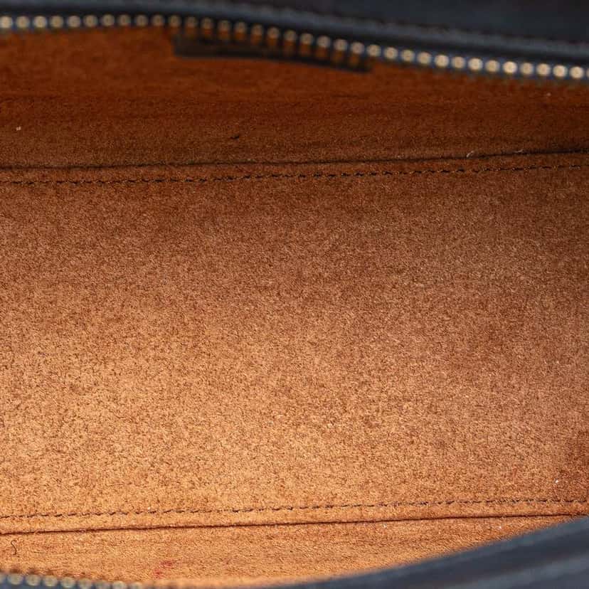 Celine Nano Tricolor Leather Luggage Tote Orange Leather Good condition - Model View