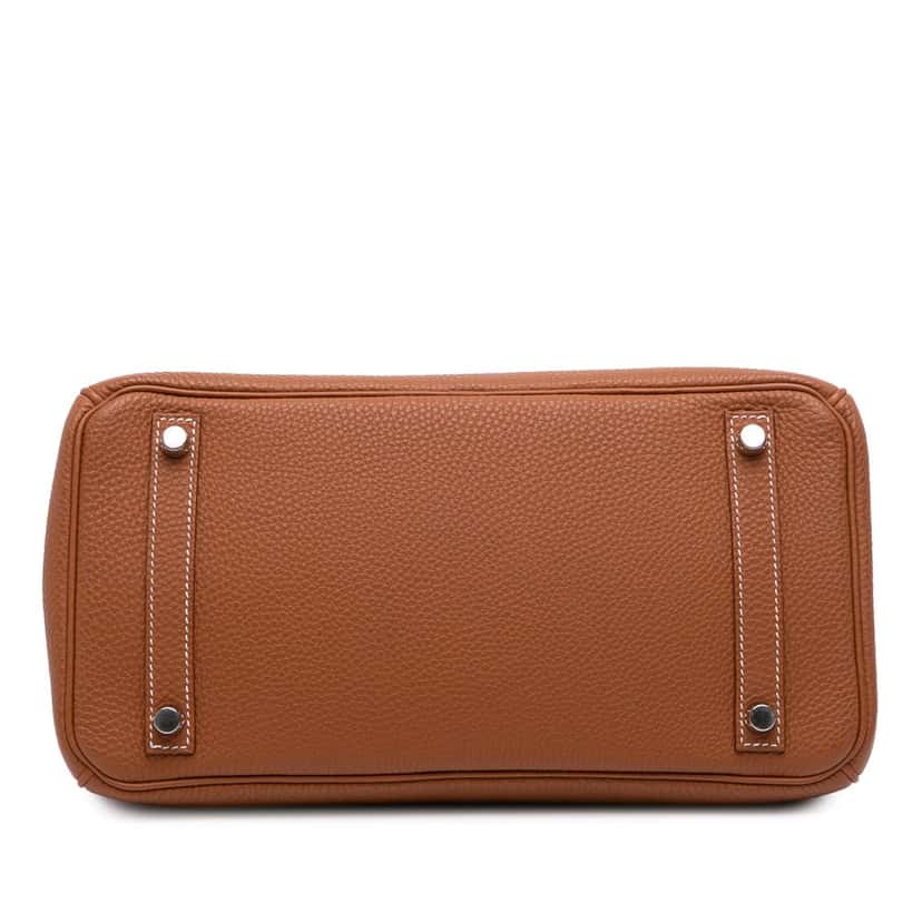 Hermès Togo Birkin Retourne 30 Brown Leather Good condition - Inside View