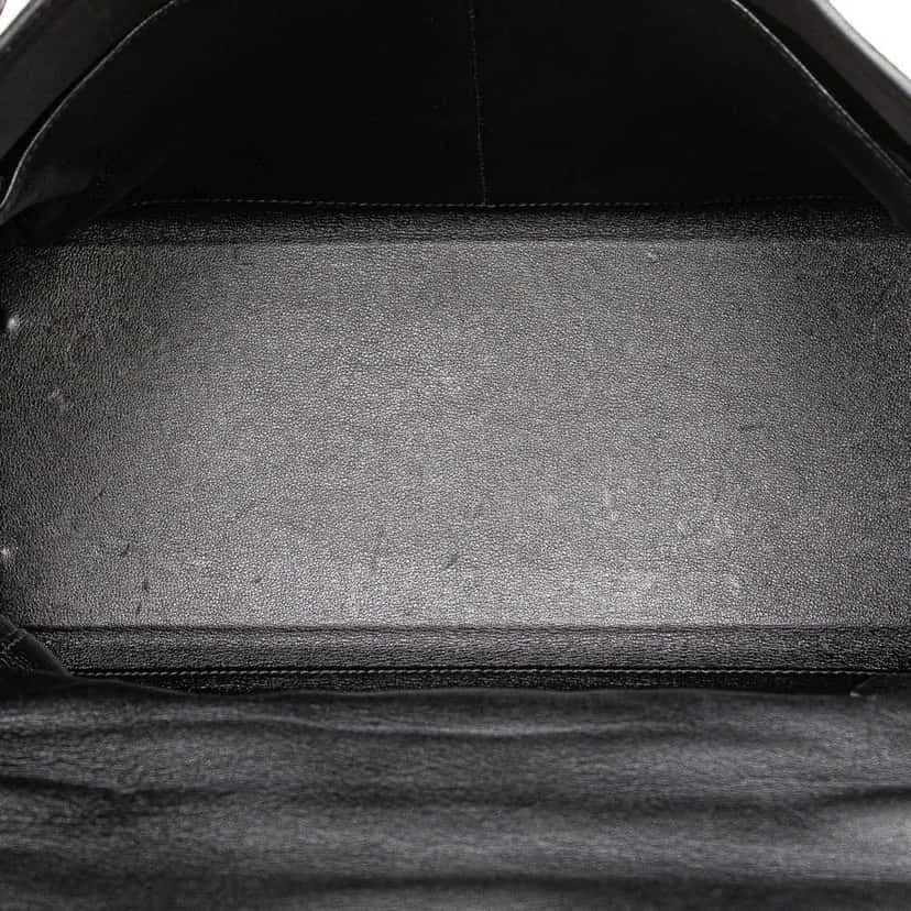 Hermès Gulliver Kelly Retourne 32 Black Leather Good condition - Model View