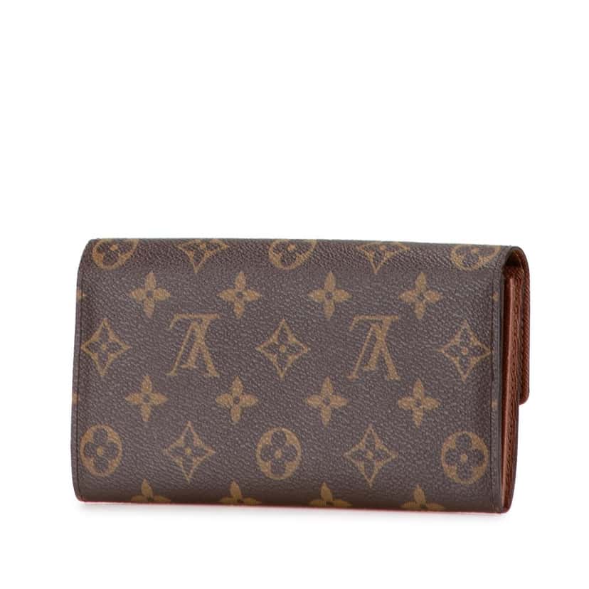 Louis Vuitton Monogram Sarah Long Wallet Brown Canvas Good condition - Back View