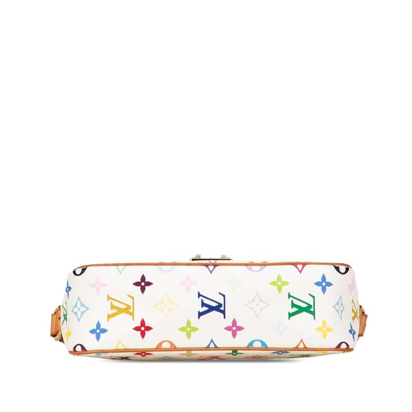 Louis Vuitton Monogram Multicolore Sologne White Canvas Good condition - Inside View