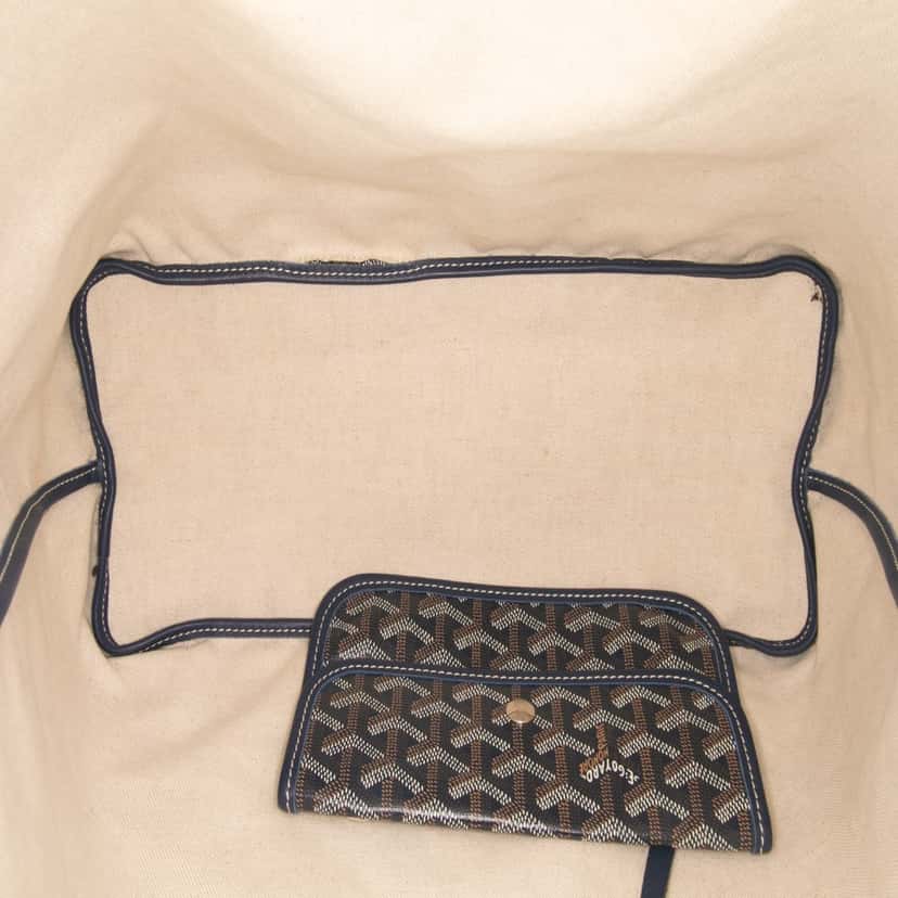 Goyard Goyardine Saint Louis PM Blue Canvas Good condition - Model View