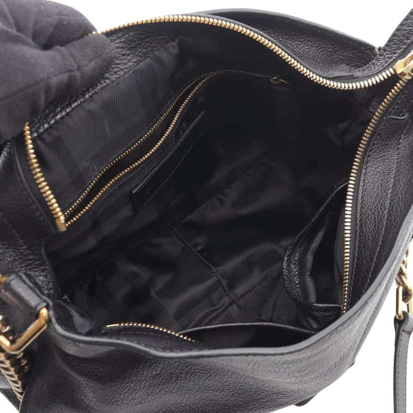 Burberry Leather Crossbody Black Leather Good condition - Inside View