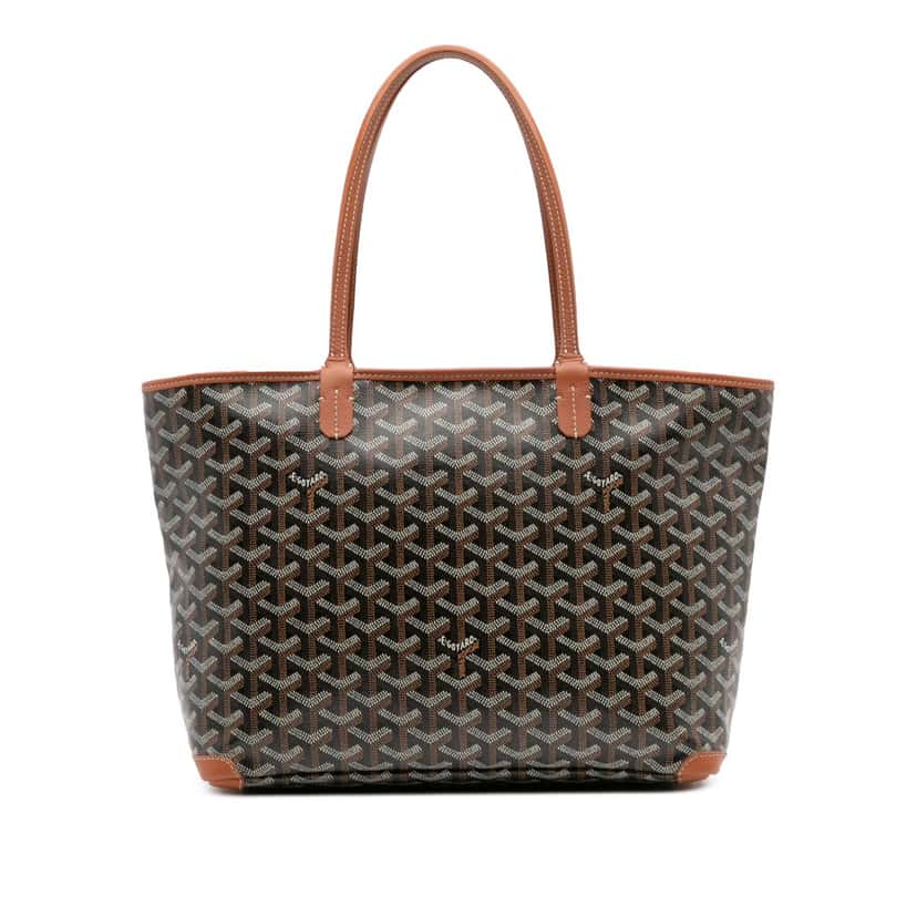 Goyard Goyardine Artois PM Black Canvas Very good condition - Front View
