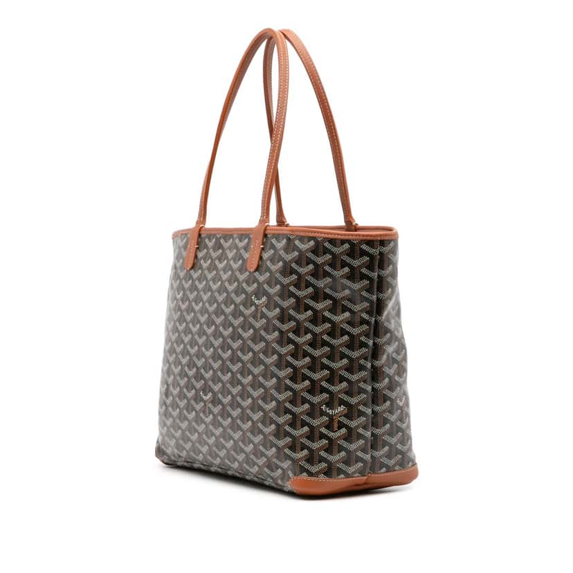 Goyard Goyardine Artois PM Black Canvas Very good condition - Back View