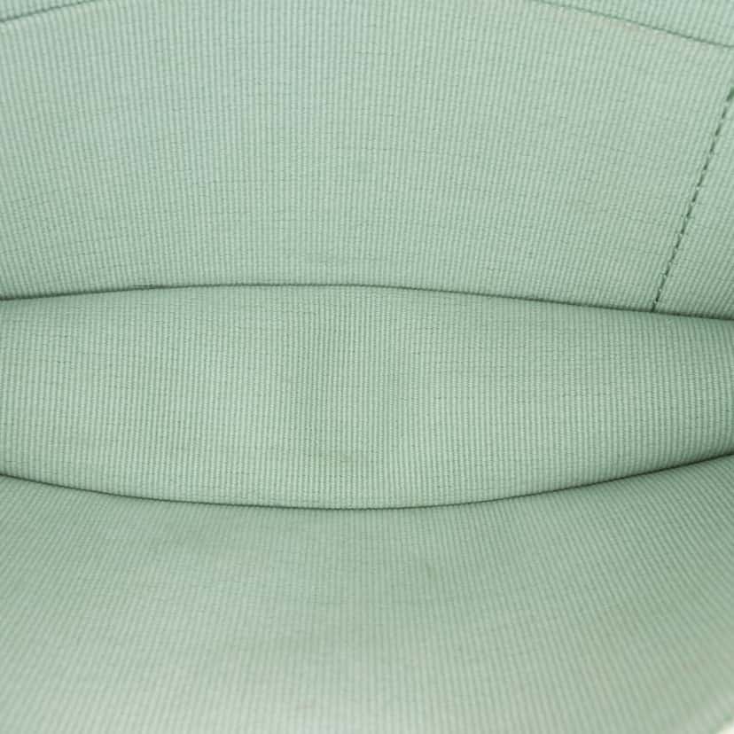 Chanel Quilted Lambskin 19 Wallet on Chain Green Leather Very good condition - Model View