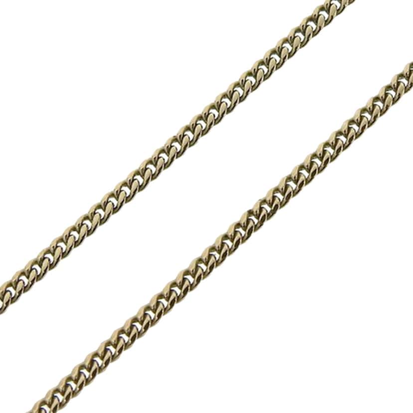 Chanel CC Gold Plated Rhinestones and Enamel Heart Pendant Necklace Gold Metal Good condition - Box View