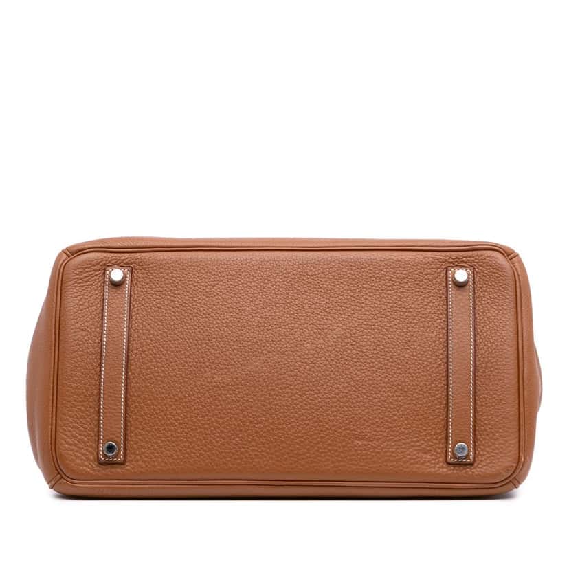 Hermès Togo Birkin Retourne 35 Brown Leather Good condition - Inside View