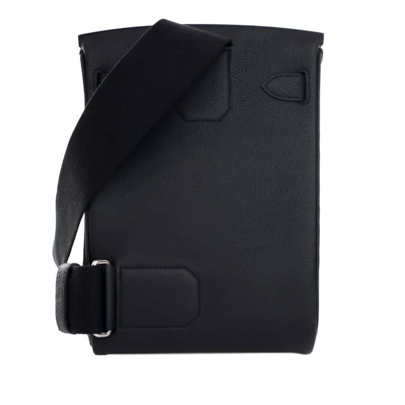Hermès Togo Kelly Hac A Dos PM Black Leather Good condition - Inside View