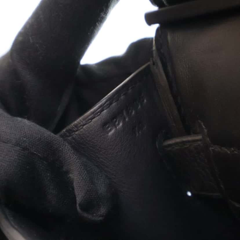 Hermès Togo Kelly Hac A Dos PM Black Leather Good condition - Box View