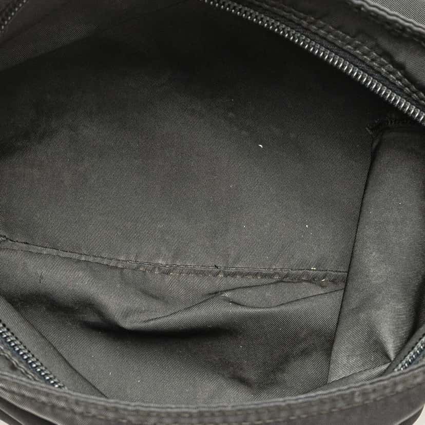 Prada Tessuto Zip Top Crossbody Black Good condition - Model View
