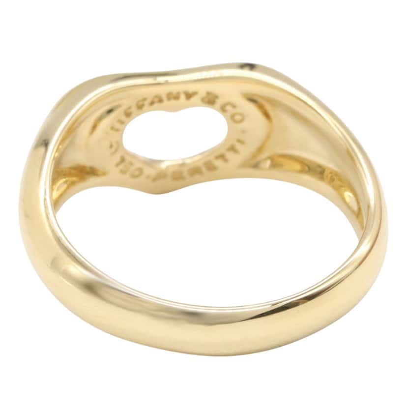 Tiffany & Co Elsa Peretti 18K Yellow Gold Open Heart Ring Gold Gold Good condition - Inside View