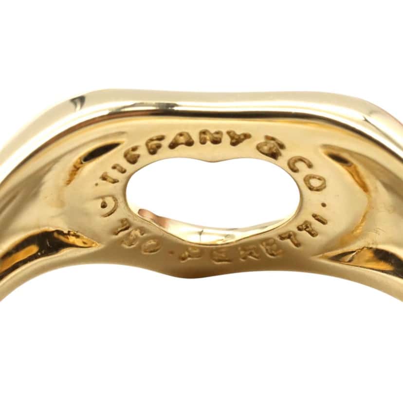 Tiffany & Co Elsa Peretti 18K Yellow Gold Open Heart Ring Gold Gold Good condition - Model View