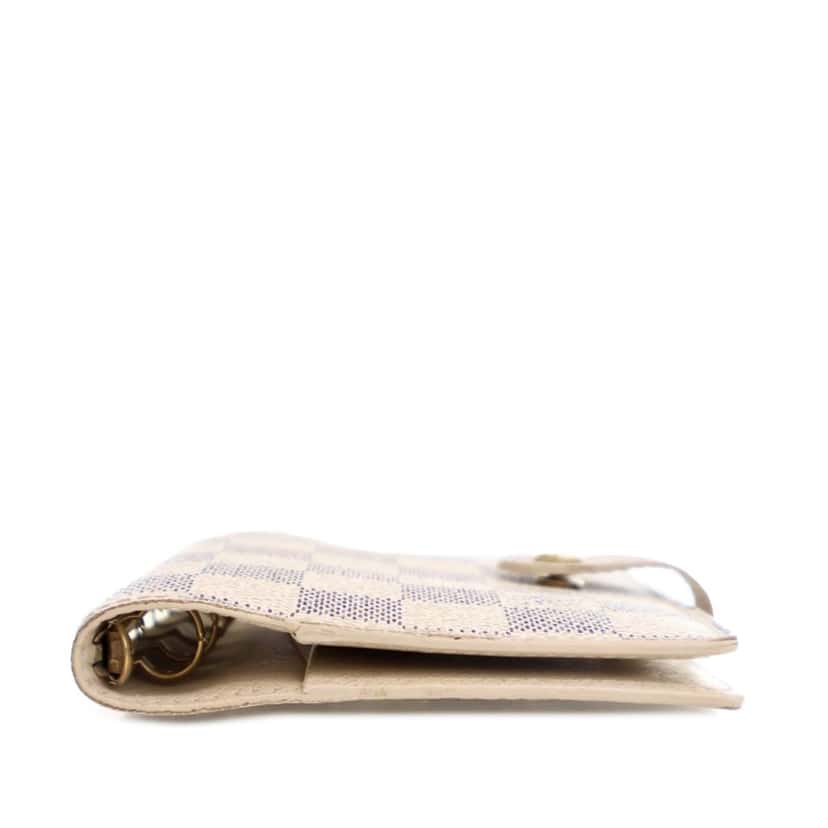 Louis Vuitton Damier Azur Agenda PM White Canvas Good condition - Model View
