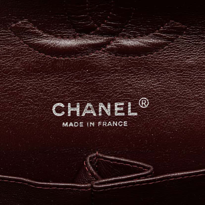 Chanel Medium Classic Caviar Double Flap Black Leather Good condition - Box View