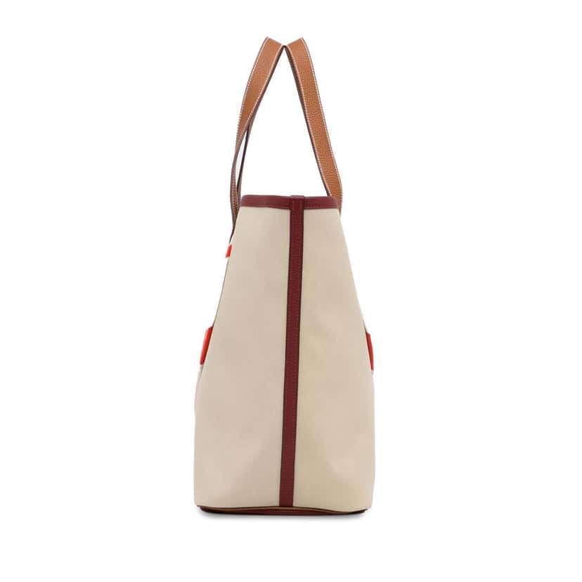 Hermès Canvas Pursangle Tote Brown Canvas Good condition - Inside View