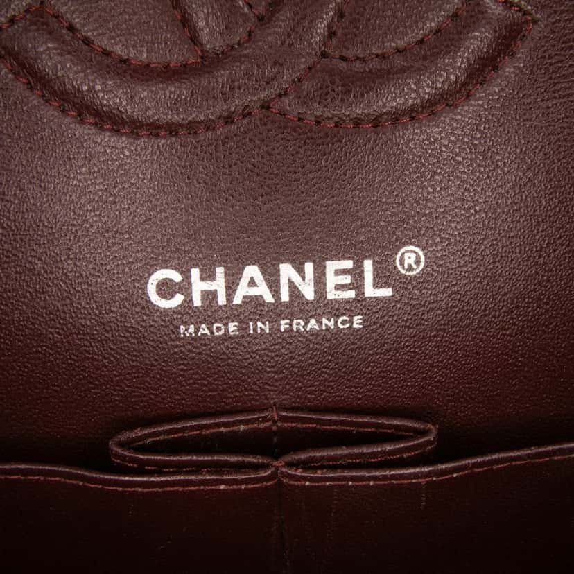 Chanel Medium Classic Caviar Double Flap Black Leather Good condition - Box View