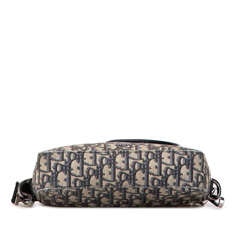 Dior Oblique Canvas Safari Crossbody Blue Canvas Good condition - Inside View