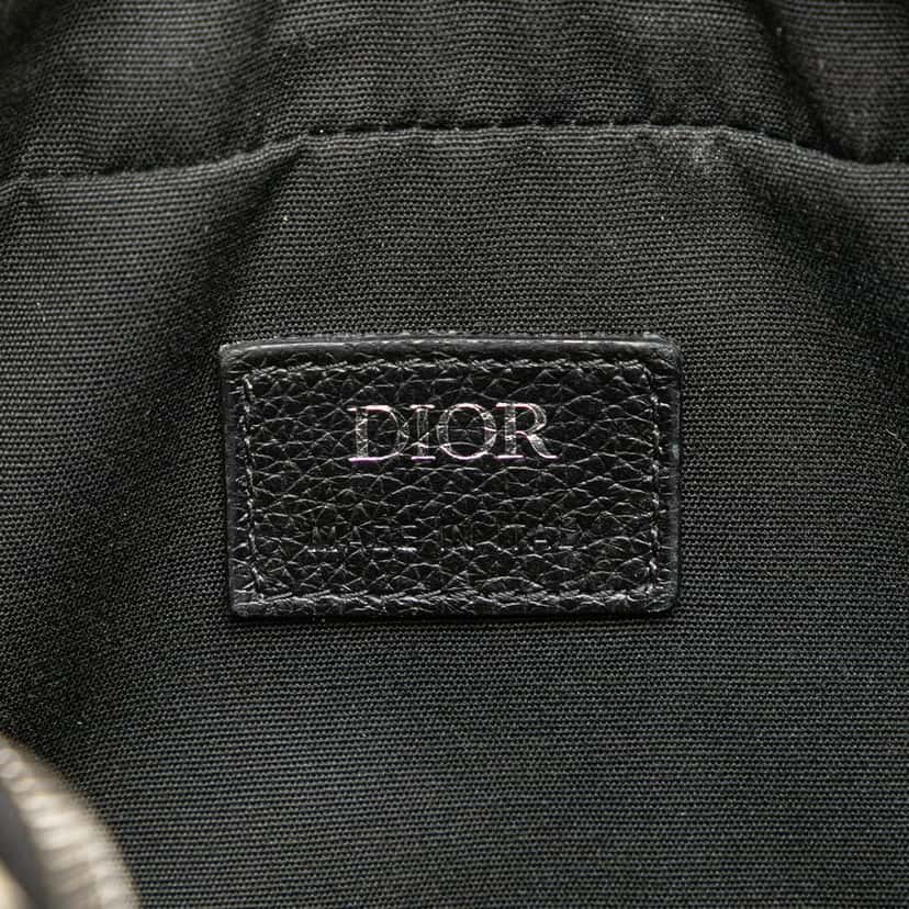 Dior Oblique Canvas Safari Crossbody Blue Canvas Good condition - Box View