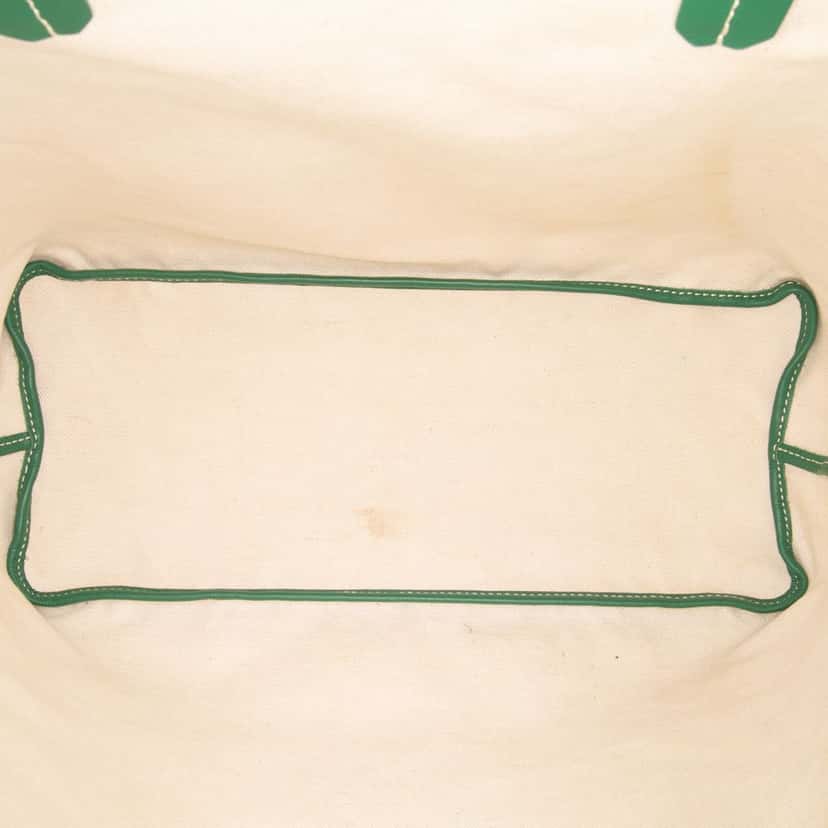 Goyard Goyardine Saint Louis PM Green Canvas Good condition - Model View