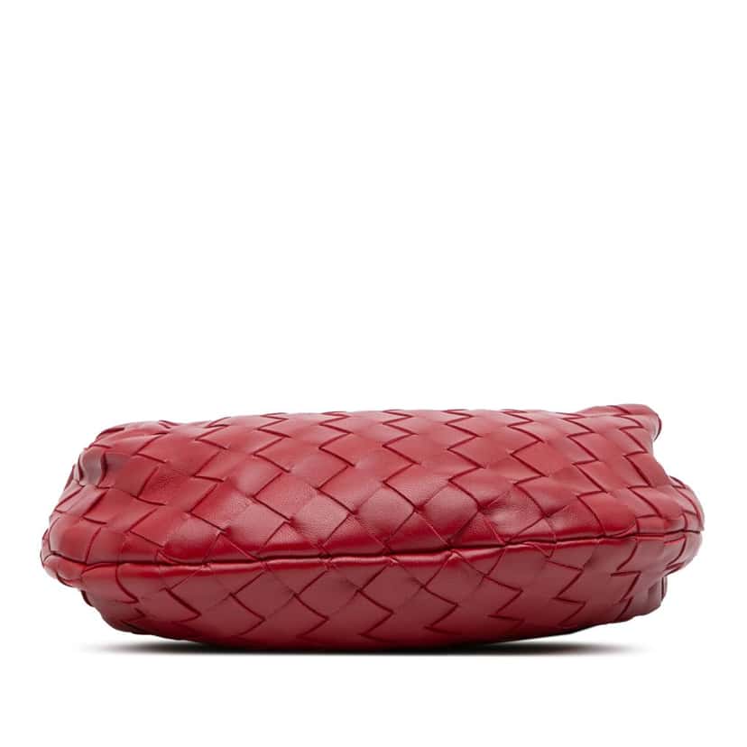Bottega Veneta Mini Nappa Intrecciato Jodie Red Leather Good condition - Inside View