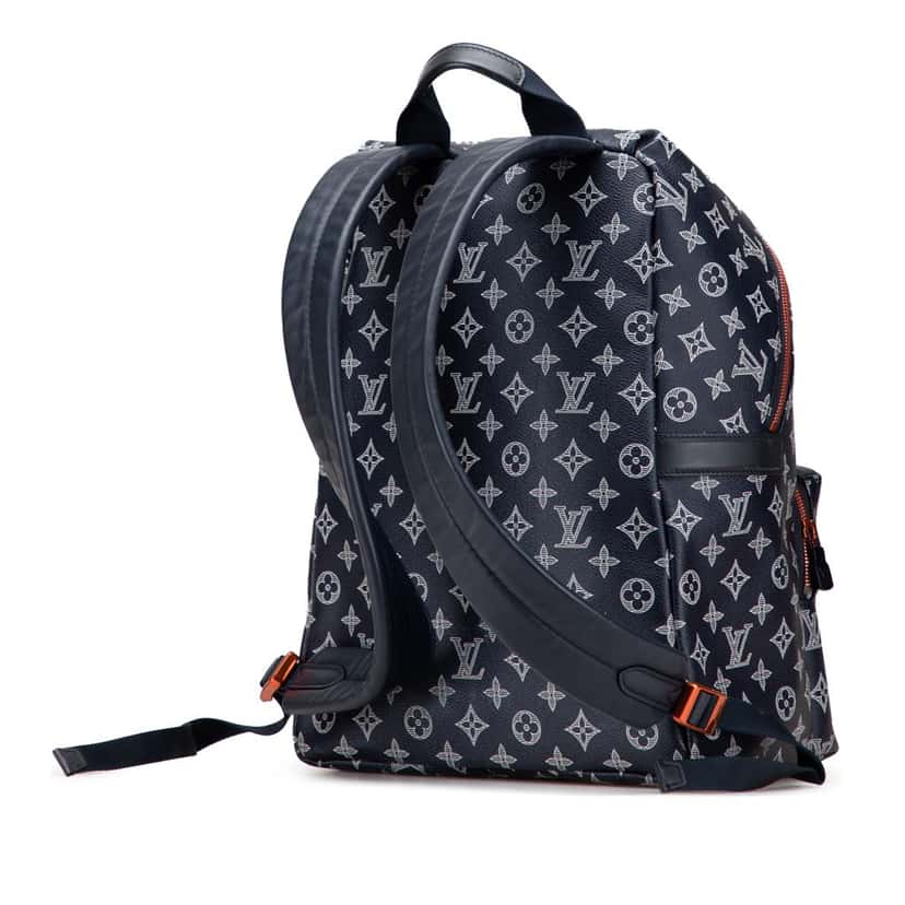 Louis Vuitton Monogram Upside Down Ink Apollo Blue Canvas Good condition - Back View