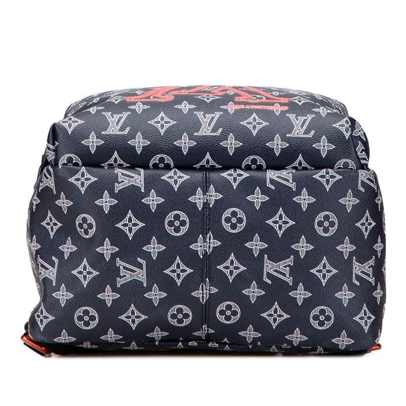 Louis Vuitton Monogram Upside Down Ink Apollo Blue Canvas Good condition - Inside View