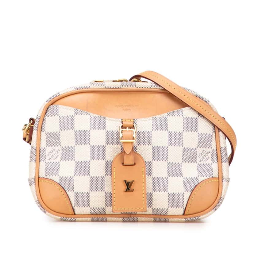 Louis Vuitton Damier Azur Mini Deauville White Canvas Very good condition - Front View