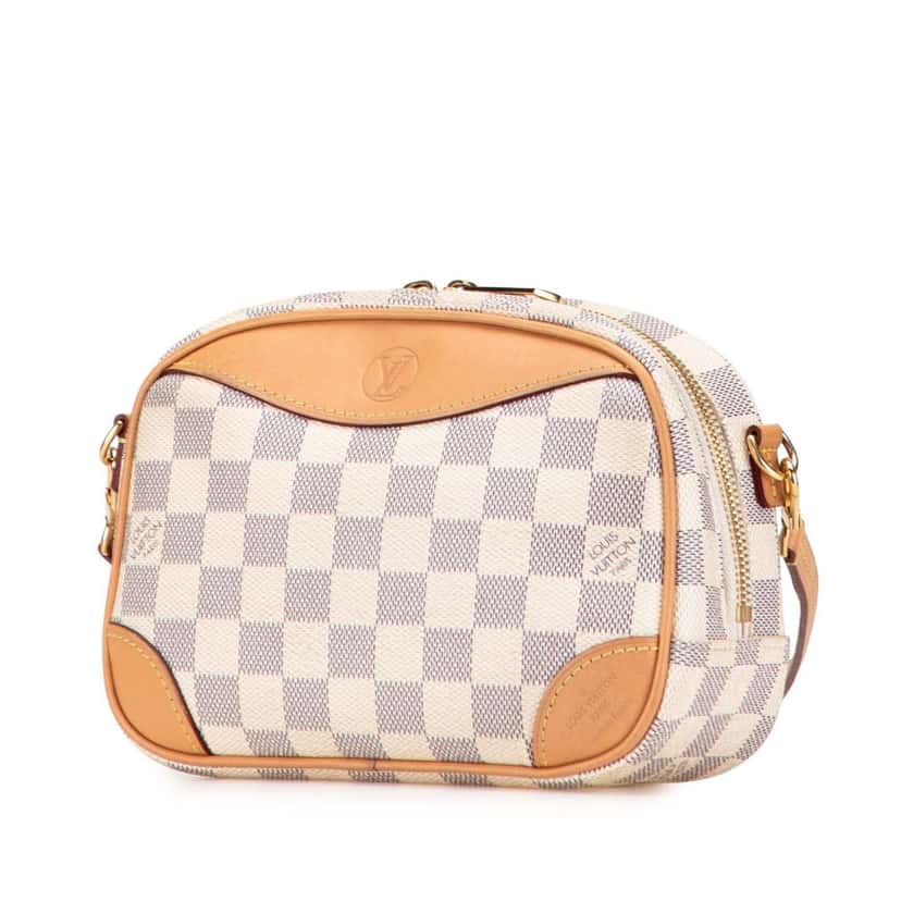 Louis Vuitton Damier Azur Mini Deauville White Canvas Very good condition - Back View