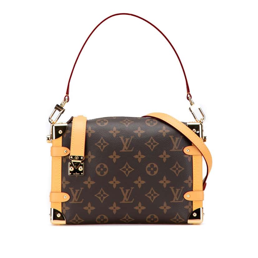 Louis Vuitton Monogram Side Trunk MM Brown Canvas Good condition - Front View