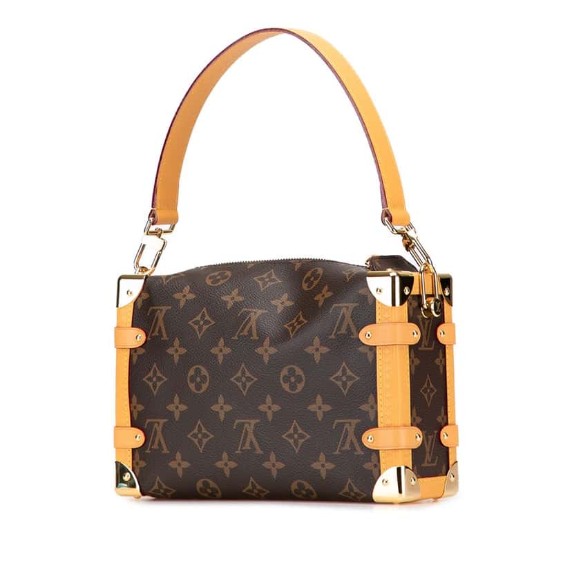 Louis Vuitton Monogram Side Trunk MM Brown Canvas Good condition - Back View