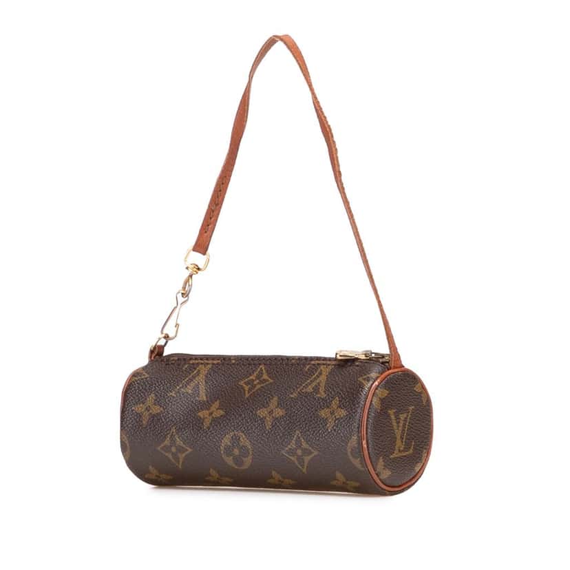 Louis Vuitton Monogram Papillon Pochette Brown Canvas Good condition - Back View