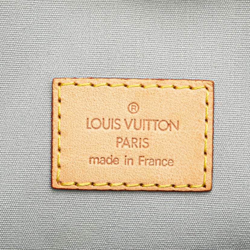 Louis Vuitton Monogram Vernis Brentwood White Leather Good condition - Box View