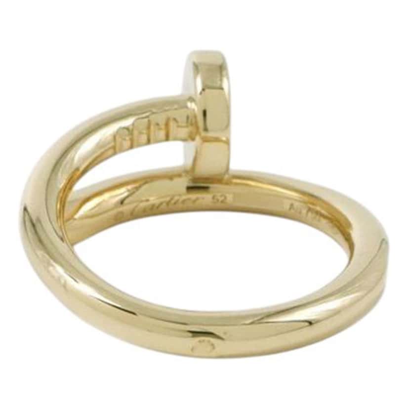 Cartier Small 18K Yellow Gold Juste un Clou Ring Gold Gold Good condition - Back View