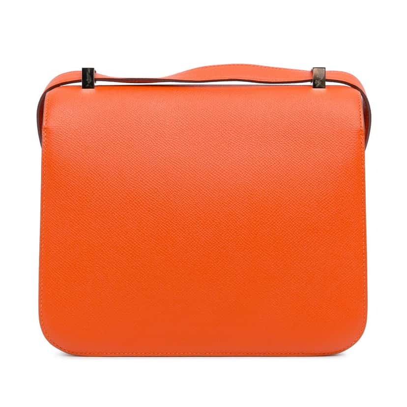Hermès Epsom Constance 24 Orange Leather Good condition - Inside View