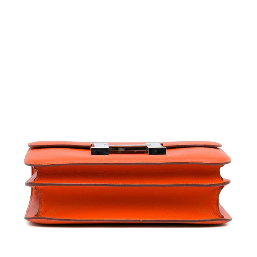 Hermès Epsom Constance 24 Orange Leather Good condition - Model View