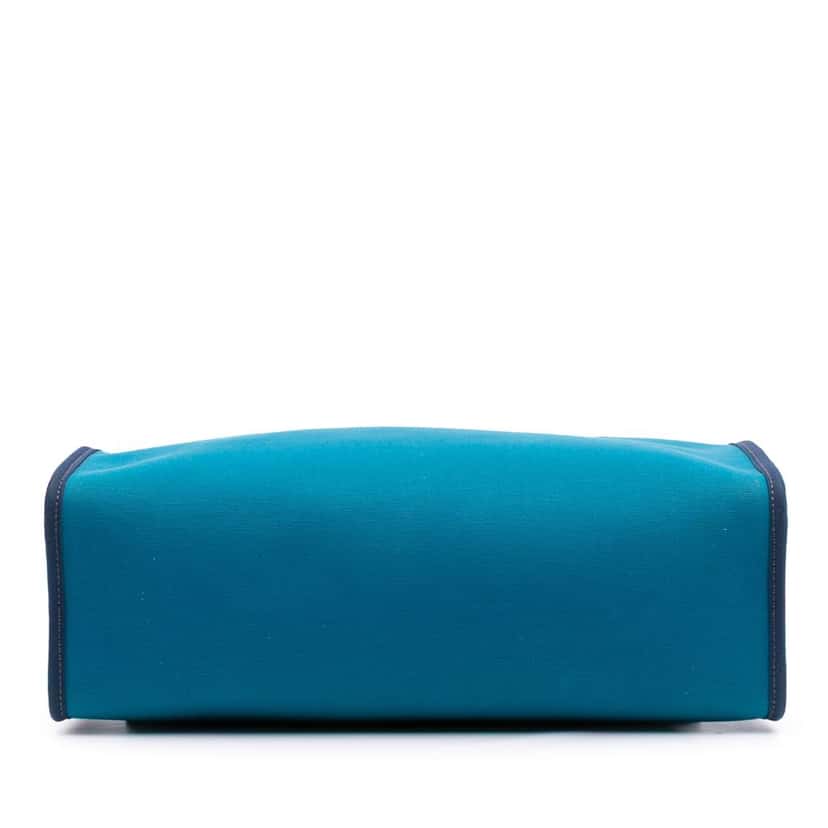 Hermès Toile Herbag Zip 31 Blue Canvas Good condition - Inside View