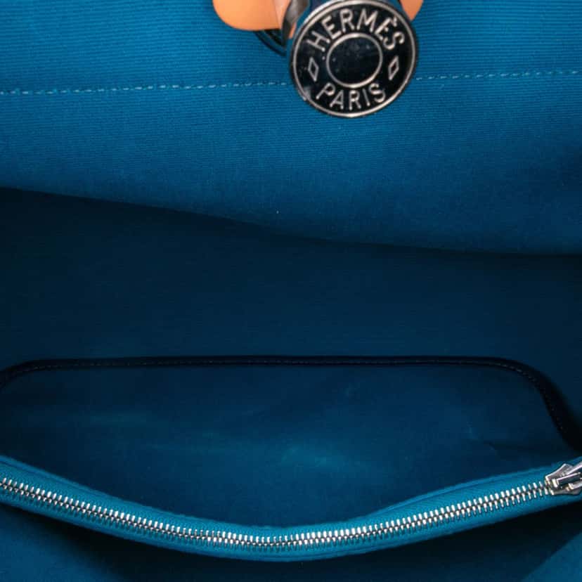 Hermès Toile Herbag Zip 31 Blue Canvas Good condition - Model View