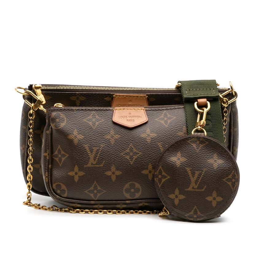 Louis Vuitton Monogram Multi Pochette Accessoires Brown Canvas Good condition - Front View