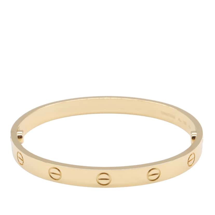 Cartier 18K Yellow Gold Classic Love Bracelet Gold Gold Good condition - Inside View